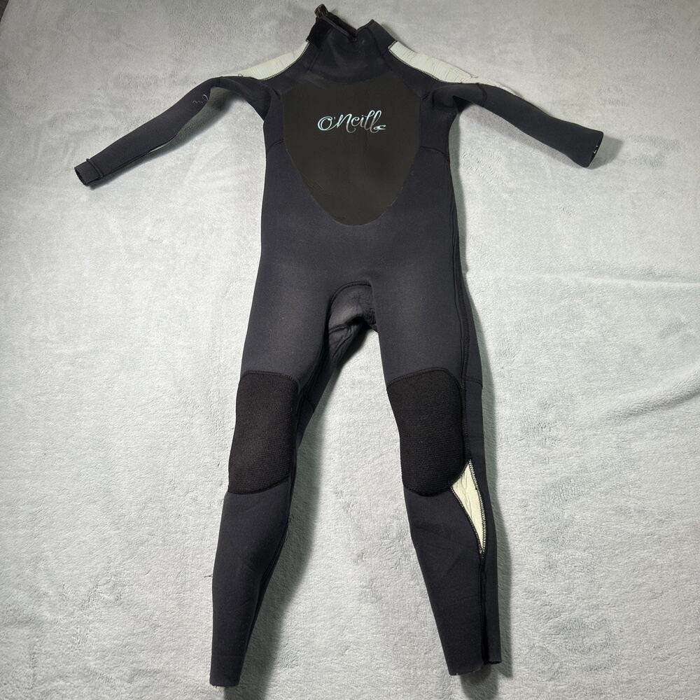 O'Neill Full Body Wetsuit Youth Kids Size 7/8 Neoprene Vintage 4:3 Retro Zipper